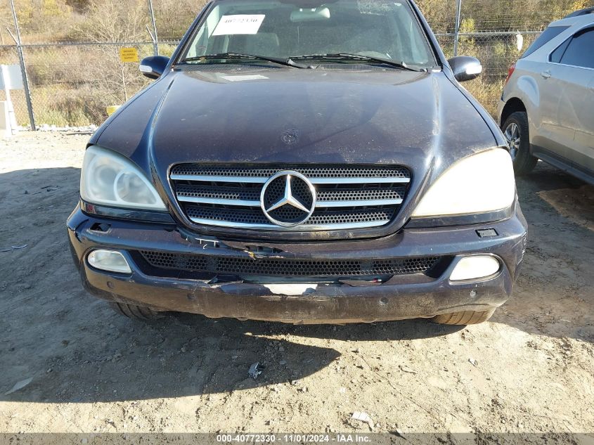 2004 Mercedes-Benz Ml 500 4Matic VIN: 4JGAB75EX4A465196 Lot: 40772330