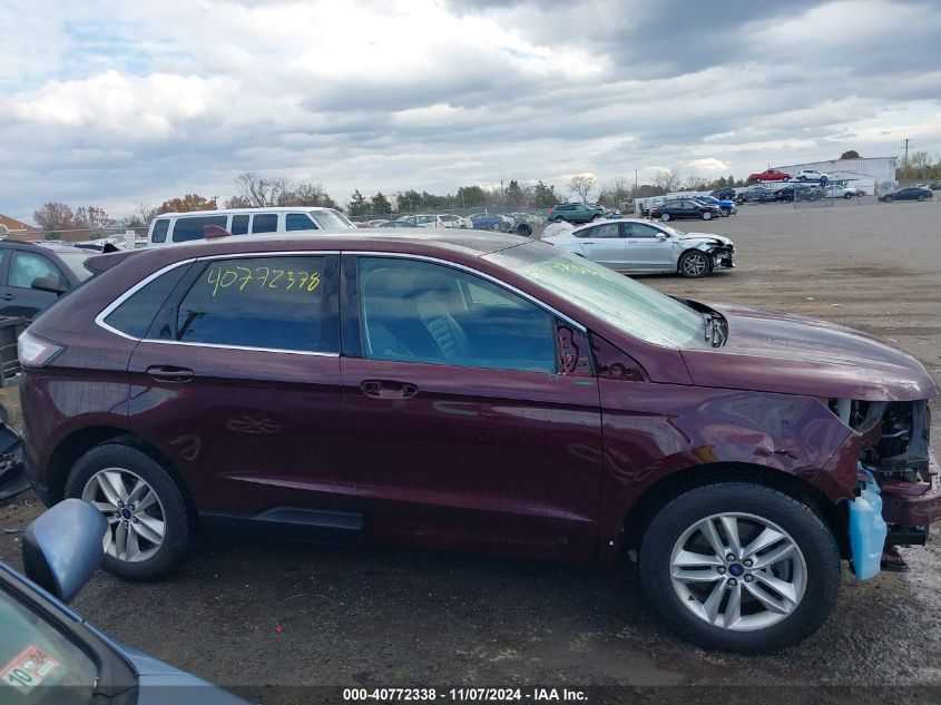 2017 Ford Edge Sel VIN: 2FMPK4J90HBB42285 Lot: 40772338