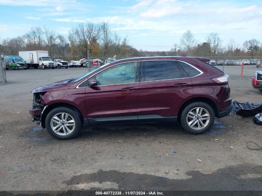 2017 Ford Edge Sel VIN: 2FMPK4J90HBB42285 Lot: 40772338