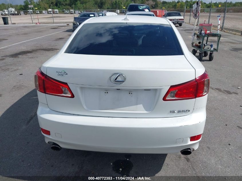 2011 Lexus Is 250 VIN: JTHBF5C2XB5140997 Lot: 40772353