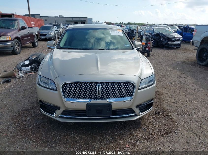 2017 Lincoln Continental Select VIN: 1LN6L9SK2H5611307 Lot: 40772365