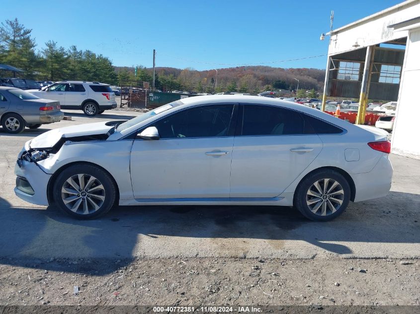 2017 Hyundai Sonata Sport VIN: 5NPE34AF2HH544246 Lot: 40772381