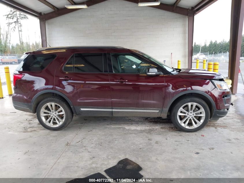 2018 Ford Explorer Xlt VIN: 1FM5K8D82JGA96927 Lot: 40772392