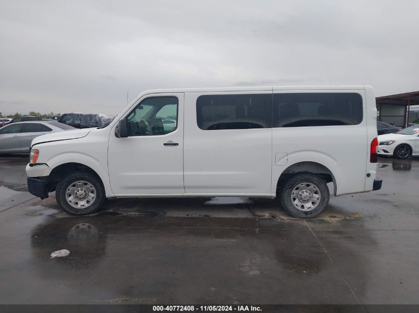 2013 Nissan Nv Passenger Nv3500 Hd S V6 VIN: 5BZBF0AA1DN202076 Lot: 40772408