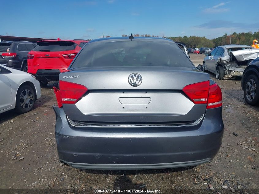 2013 Volkswagen Passat 2.5L Wolfsburg Edition VIN: 1VWAP7A33DC149943 Lot: 40772418