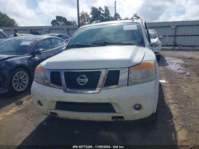 2013 Nissan Armada Platinum VIN: 5N1BA0NF4DN610507 Lot: 40772428