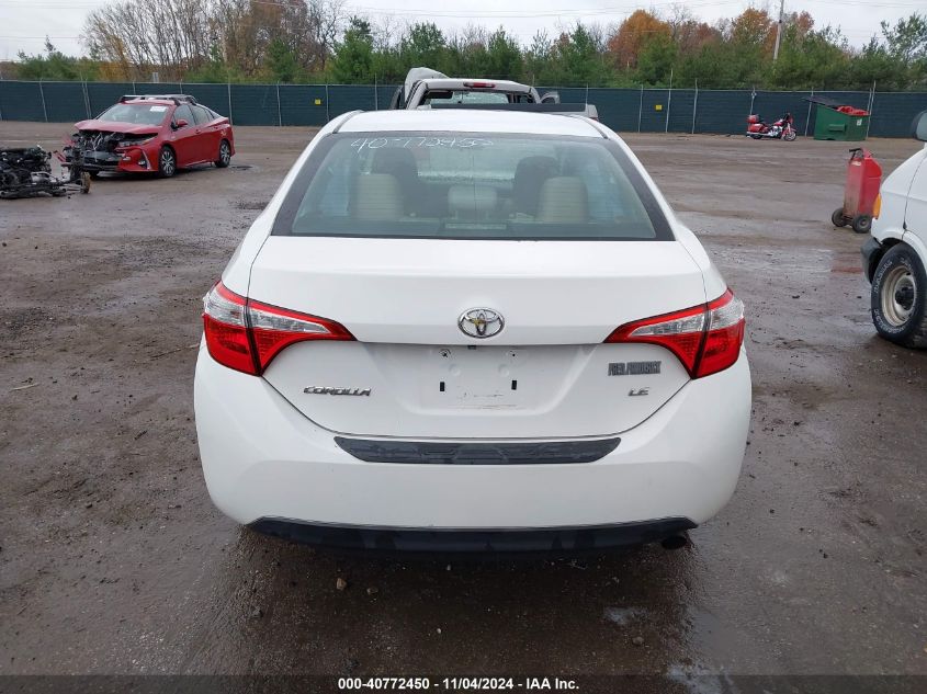 2015 Toyota Corolla Le Plus VIN: 5YFBURHE5FP253315 Lot: 40772450