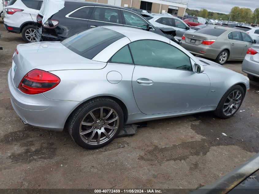 2008 Mercedes-Benz Slk 280 VIN: WDBWK54F38F186706 Lot: 40772459