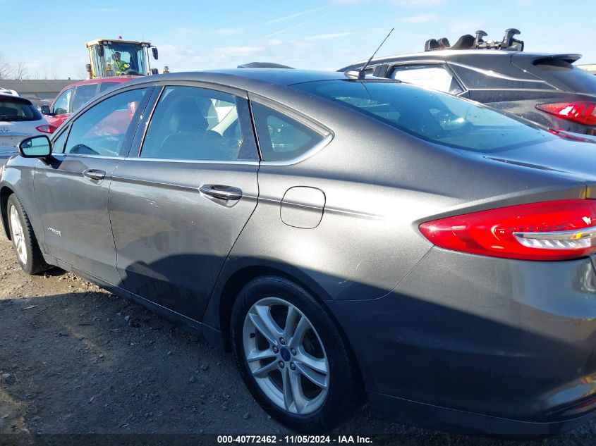 2018 Ford Fusion Hybrid Se VIN: 3FA6P0LUXJR280294 Lot: 40772462