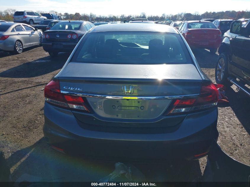 2013 Honda Civic Lx VIN: 19XFB2F55DE079178 Lot: 40772484