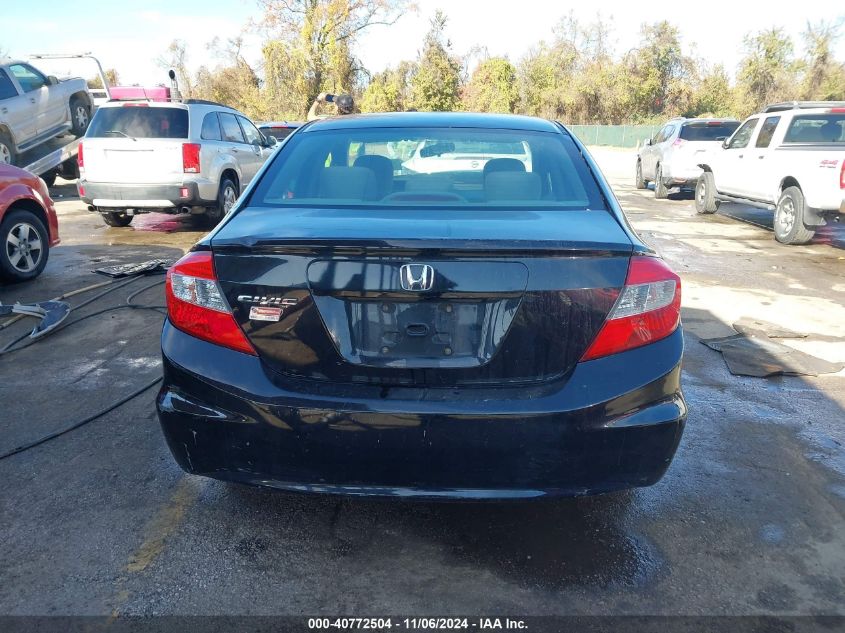 2012 Honda Civic Lx VIN: 19XFB2E59CE064747 Lot: 40772504