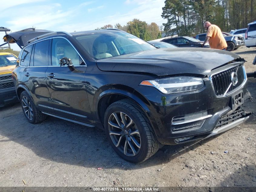 VIN YV4A22PK9J1210414 2018 Volvo XC90, T6 Momentum no.1