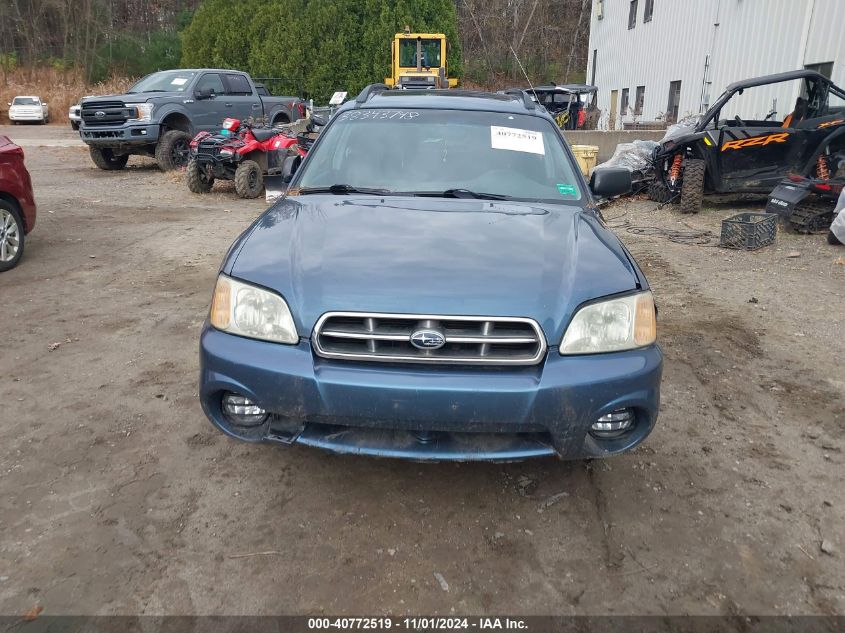 2006 Subaru Baja Sport VIN: 4S4BT62C067104445 Lot: 40772519