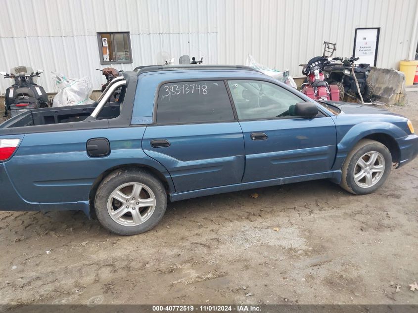 2006 Subaru Baja Sport VIN: 4S4BT62C067104445 Lot: 40772519