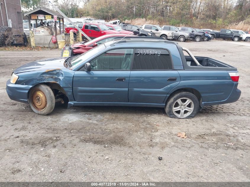 2006 Subaru Baja Sport VIN: 4S4BT62C067104445 Lot: 40772519