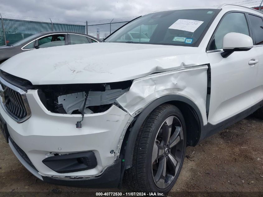 2019 Volvo Xc40 T5 Inscription VIN: YV4162UL5K2074005 Lot: 40772530