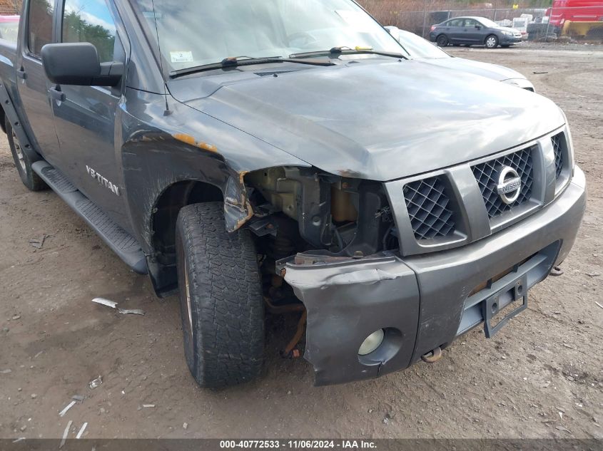 2005 Nissan Titan Xe VIN: 1N6AA07B55N530562 Lot: 40772533