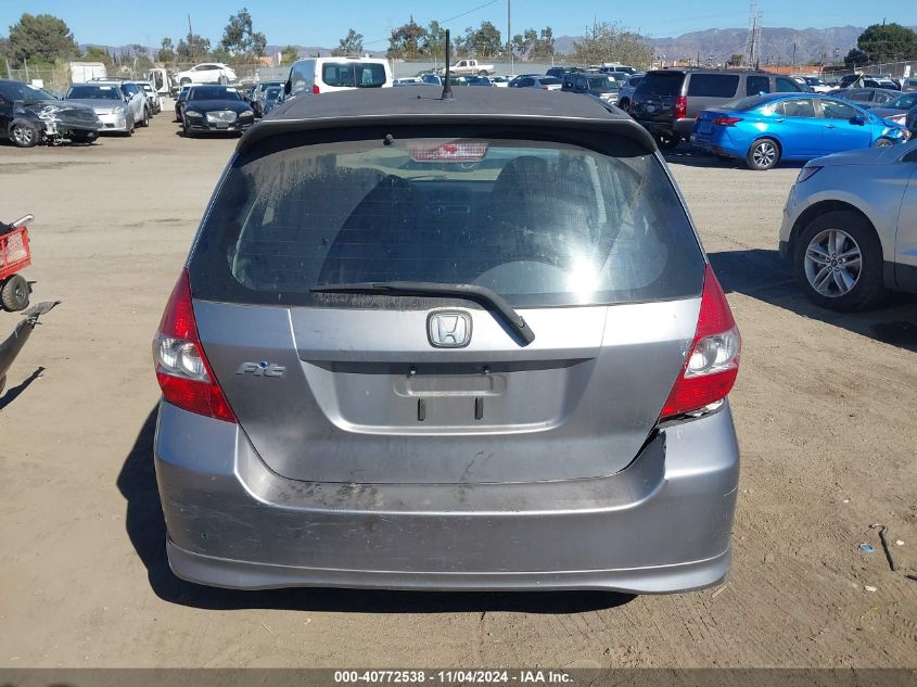 2008 Honda Fit Sport VIN: JHMGD38678S019902 Lot: 40772538