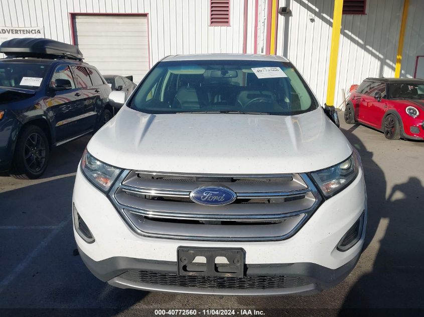 2017 Ford Edge Sel VIN: 2FMPK3J92HBB44341 Lot: 40772560