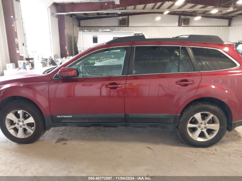 2014 Subaru Outback 3.6R Limited VIN: 4S4BRDMCXE2224006 Lot: 40772597