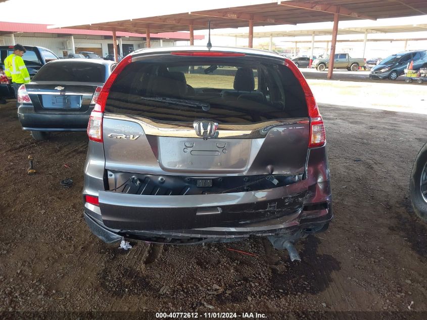 2015 Honda Cr-V Ex VIN: 2HKRM3H5XFH535751 Lot: 40772612