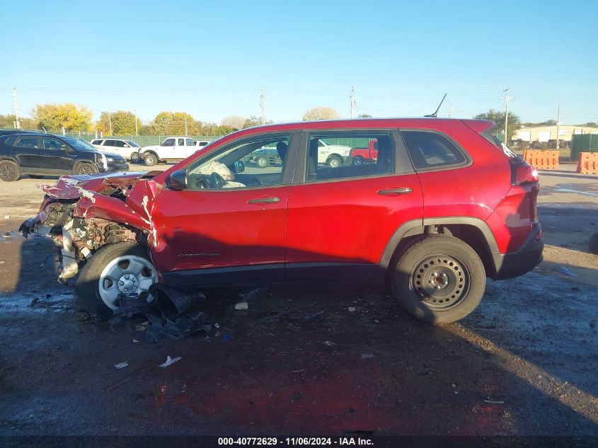 2014 Jeep Cherokee Sport VIN: 1C4PJLAB4EW302862 Lot: 40772629