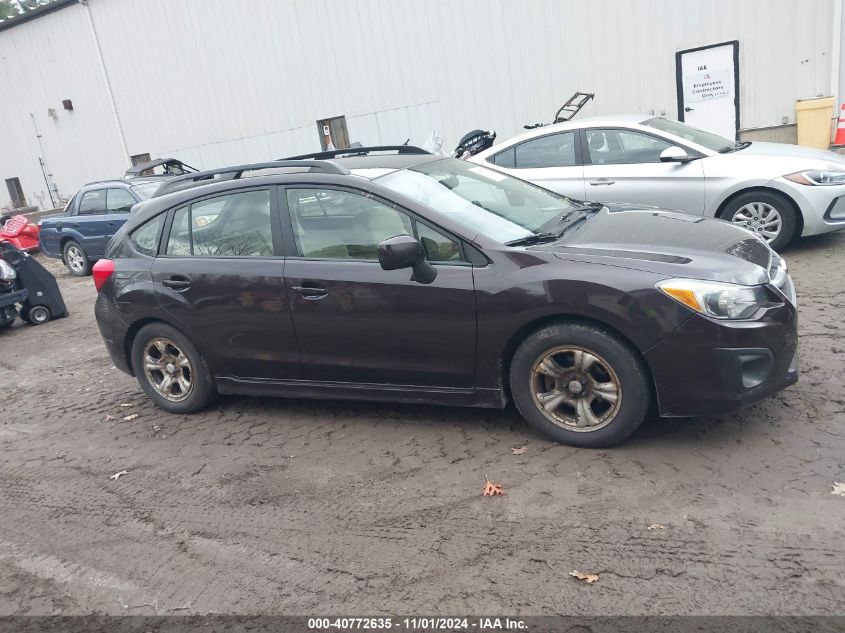 2013 Subaru Impreza 2.0I Sport Premium VIN: JF1GPAL60D2853935 Lot: 40772635