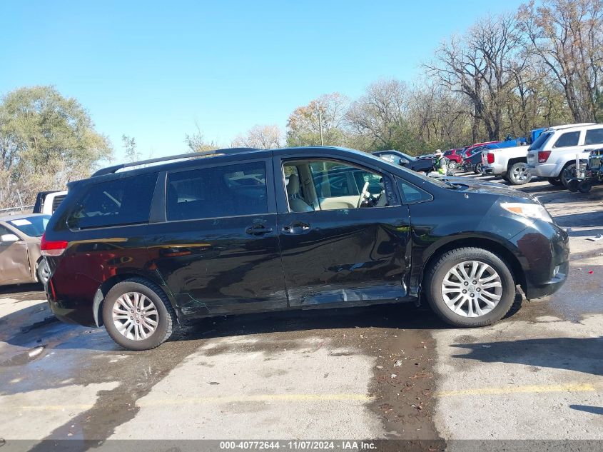 2013 Toyota Sienna Xle V6 8 Passenger VIN: 5TDYK3DC4DS327359 Lot: 40772644