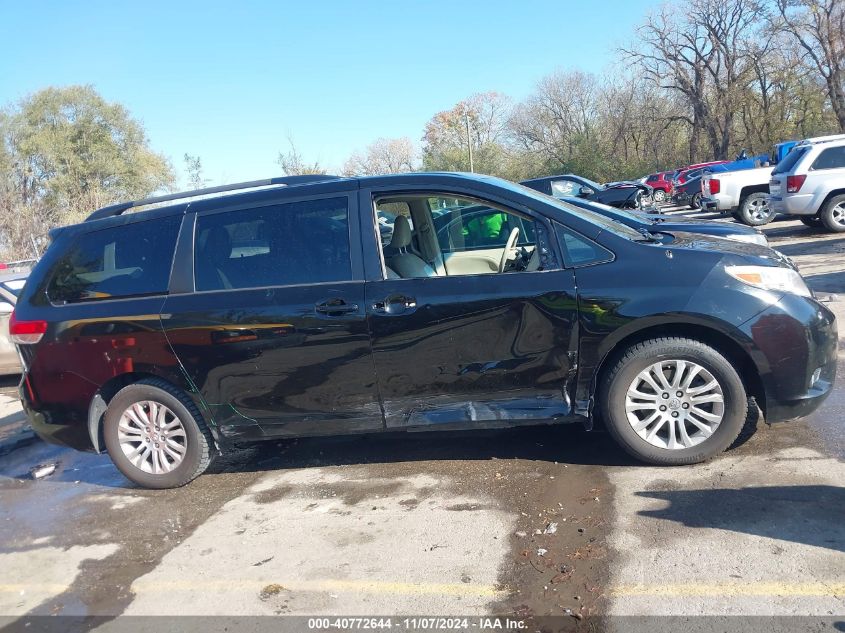 2013 Toyota Sienna Xle V6 8 Passenger VIN: 5TDYK3DC4DS327359 Lot: 40772644