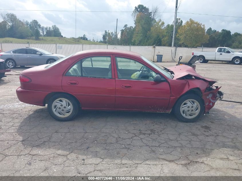 2001 Ford Escort VIN: 3FAFP13P01R125706 Lot: 40772646