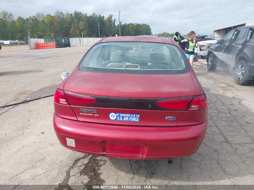 2001 Ford Escort VIN: 3FAFP13P01R125706 Lot: 40772646