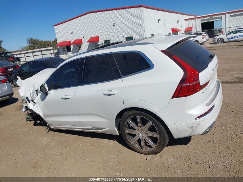 2020 Volvo Xc60 T6 Inscription VIN: YV4A22RL1L1601582 Lot: 40772650