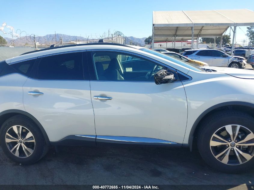 2019 Nissan Murano Sv VIN: 5N1AZ2MJ1KN154324 Lot: 40772685