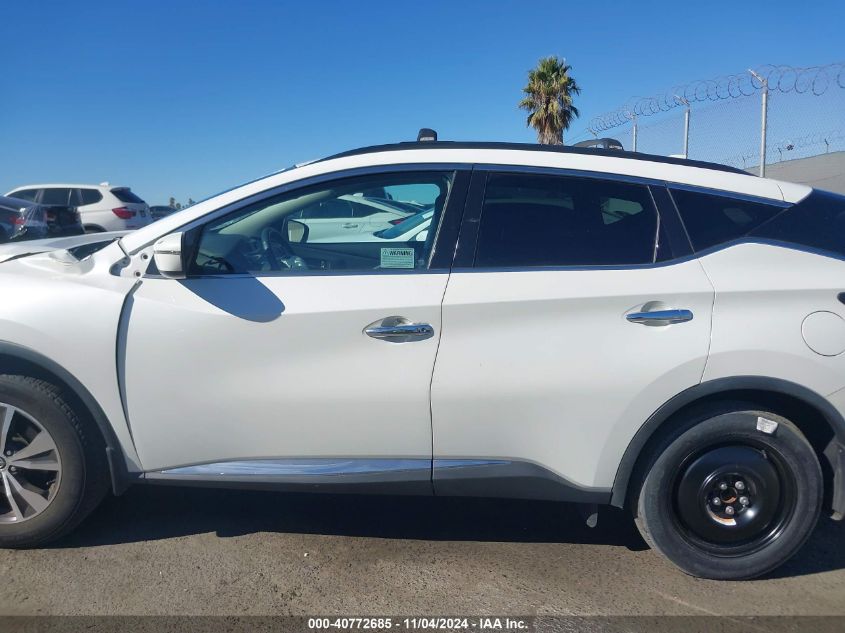 2019 Nissan Murano Sv VIN: 5N1AZ2MJ1KN154324 Lot: 40772685