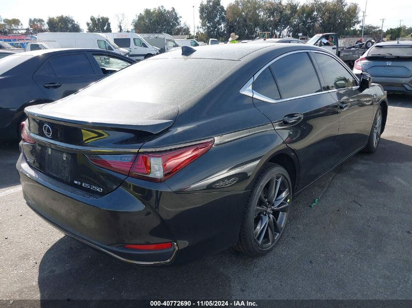 VIN 58AG11D16MU001614 2021 Lexus ES 250, F Sport no.4