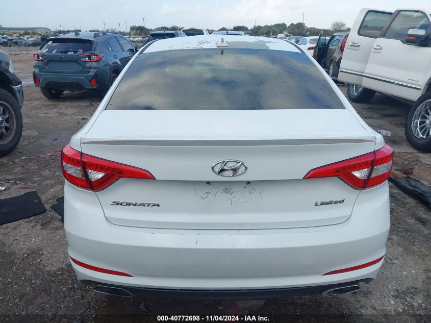 2017 Hyundai Sonata Limited VIN: 5NPE34AF6HH548073 Lot: 40772698