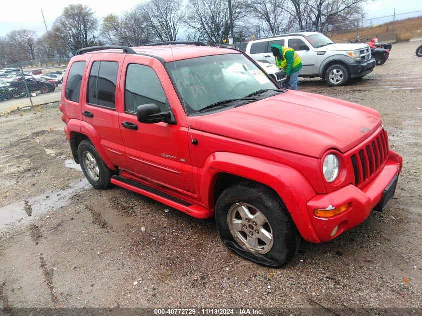 2002 Jeep Liberty Limited Edition red suv gasoline 1J4GL58K12W212568 photo #1