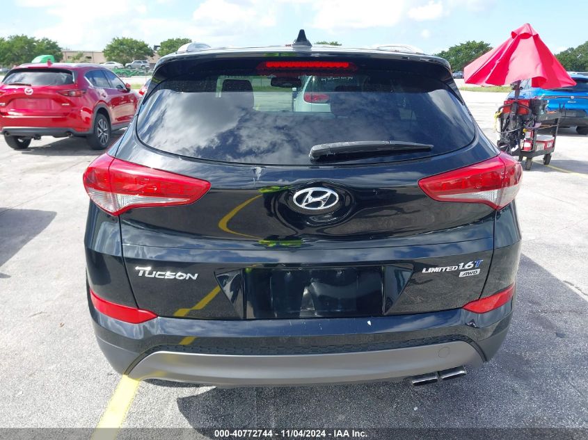 2016 Hyundai Tucson Limited/Sport And Eco/Se VIN: KM8J3CA26GU185781 Lot: 40772744