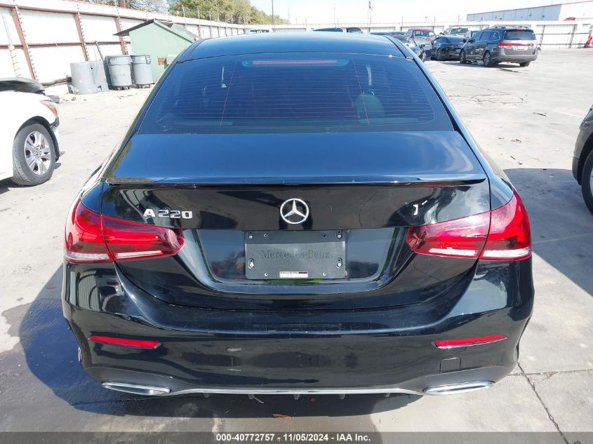 2020 Mercedes-Benz A 220 VIN: W1K3G4EB6LW043744 Lot: 40772757