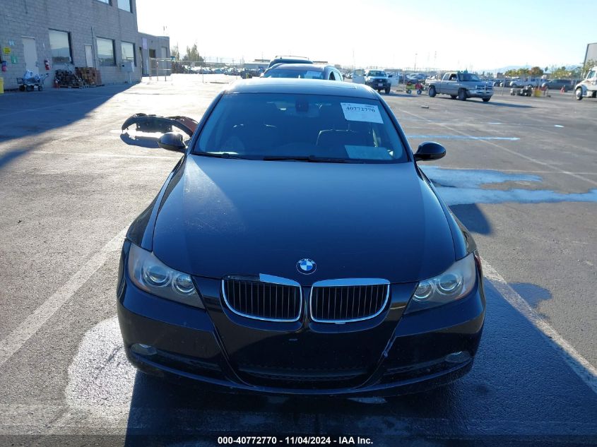 2007 BMW 328I VIN: WBAVA37537NL12247 Lot: 40772770