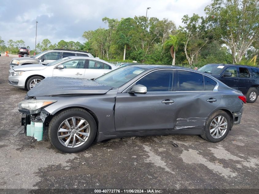 VIN JN1BV7AP8EM671515 2014 Infiniti Q50, Premium no.14