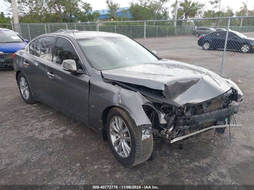 VIN JN1BV7AP8EM671515 2014 Infiniti Q50, Premium no.1