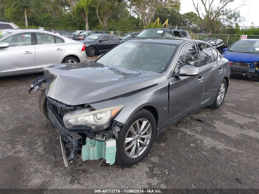 VIN JN1BV7AP8EM671515 2014 Infiniti Q50, Premium no.2