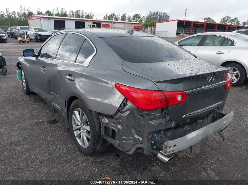 VIN JN1BV7AP8EM671515 2014 Infiniti Q50, Premium no.3