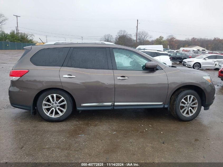 2015 Nissan Pathfinder Sl VIN: 5N1AR2MM7FC604148 Lot: 40772825