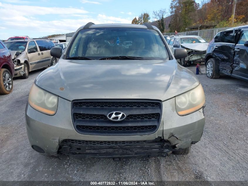 2009 Hyundai Santa Fe Gls VIN: 5NMSG13D09H280198 Lot: 40772832