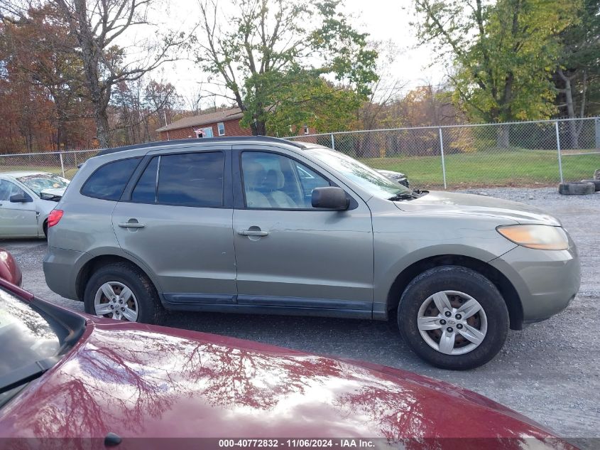 2009 Hyundai Santa Fe Gls VIN: 5NMSG13D09H280198 Lot: 40772832