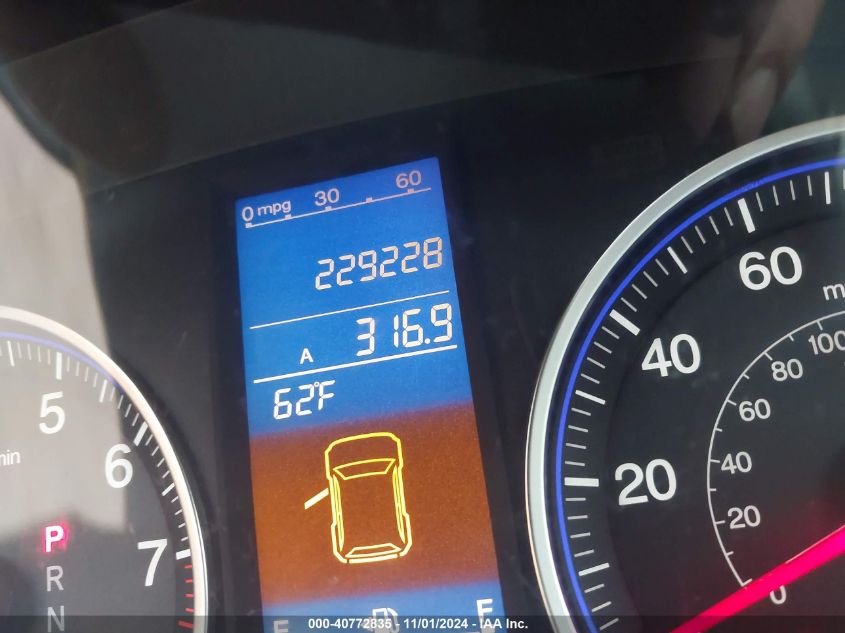 2011 Honda Cr-V Ex-L VIN: JHLRE4H71BC021946 Lot: 40772835