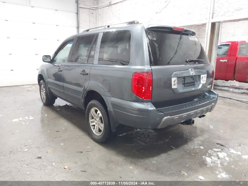 2004 Honda Pilot Ex VIN: 2HKYF18474H590009 Lot: 40772839