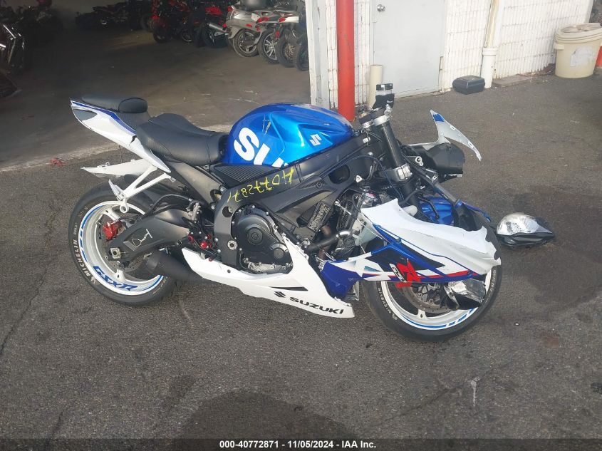 2013 Suzuki Gsx-R600 VIN: JS1GN7FA5D2100723 Lot: 40772871